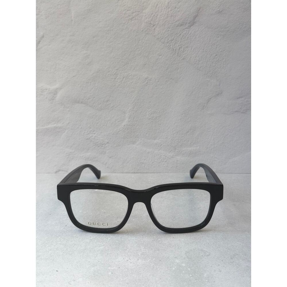 NEW Gucci GG1303O 003 Black Unisex Eyeglasses Frames - Picture 6 of 10